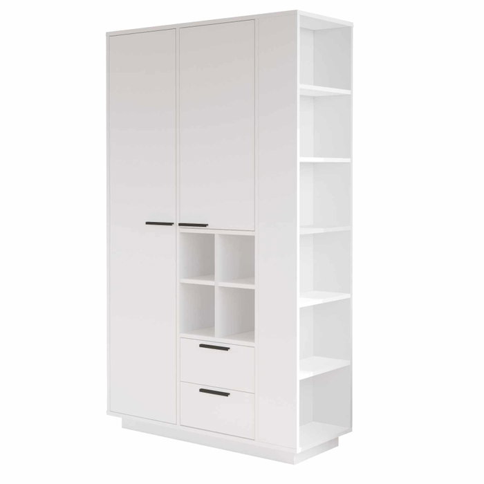 Hanah Home Armario Multiusos Blanco Frt1-W